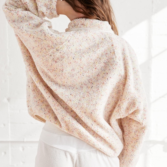 Free People Hit the Slopes Fleece Jacket in Confetti Combo, size XS, no flaws - Picture 5 of 5